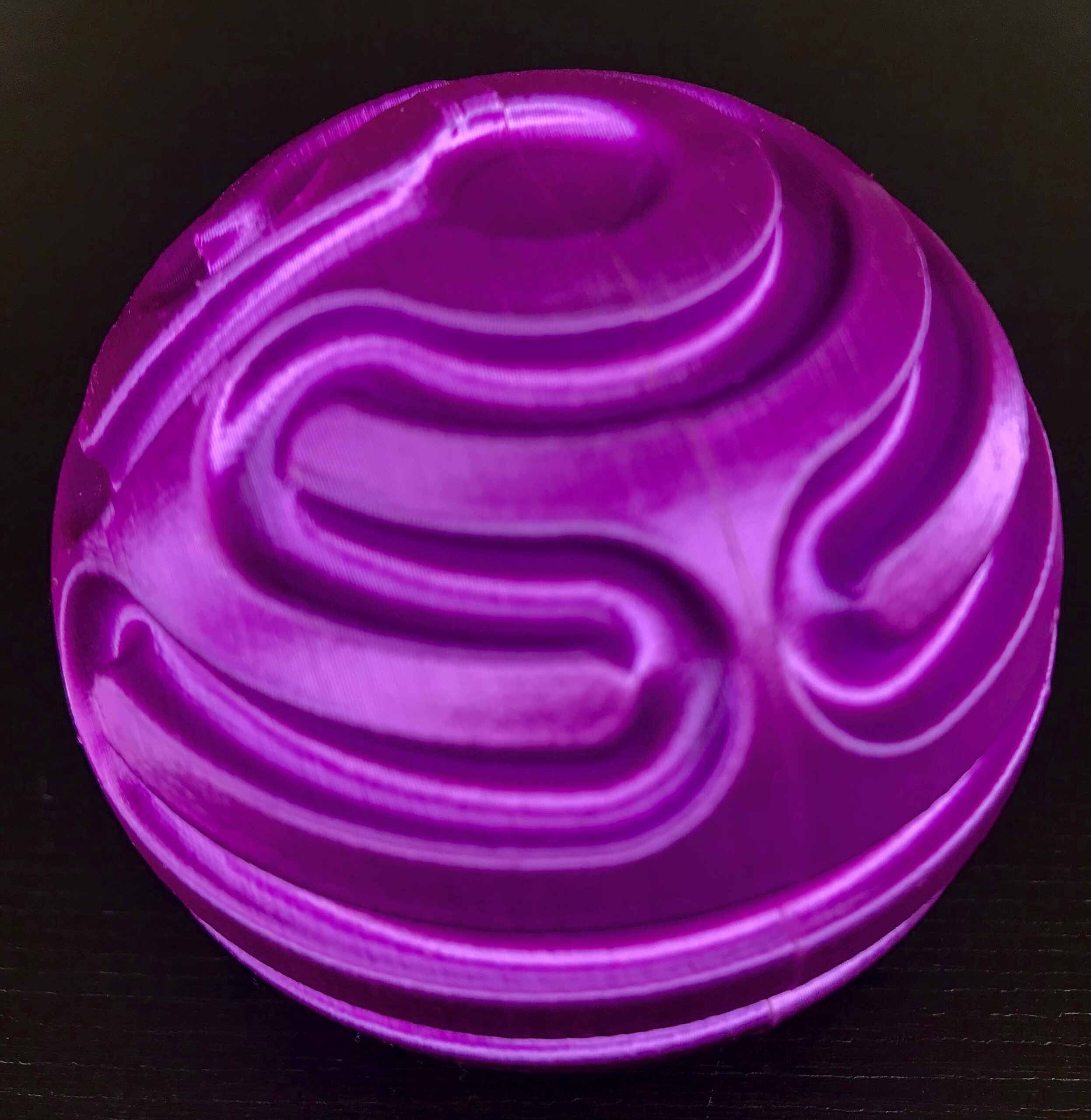 purple labyrinth ball