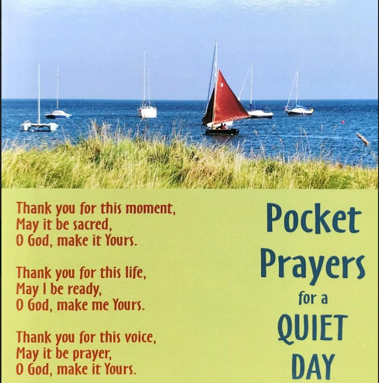 Pocket prayers Quiet day
