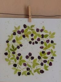 Bramble Tangle: greetings card