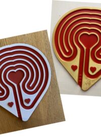 Heart Finger Labyrinth: 18cm diameter